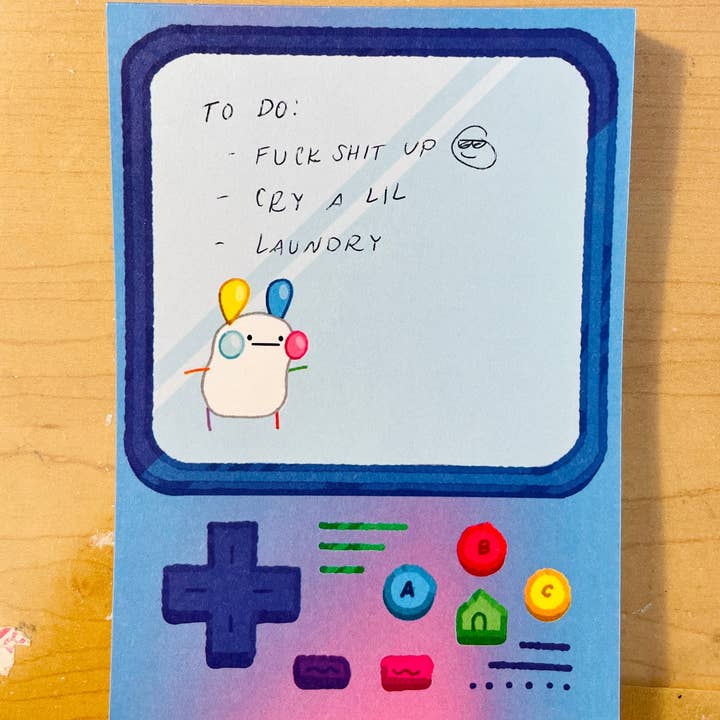 Stay Okay Studio - Wholesale Notepad - patch gameb0y memo pad WOO!!!!2