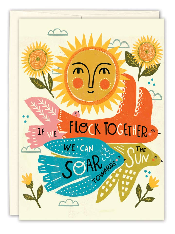 Soar Towards The Sun Friendship Card for wholesale by Biely & Shoaf