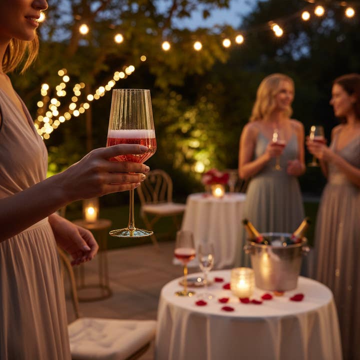 Kadra Kitchenware - Wholesale Wine Glass - Vikko Decor- Elegant, Gold, Water Glass, 18 Oz2