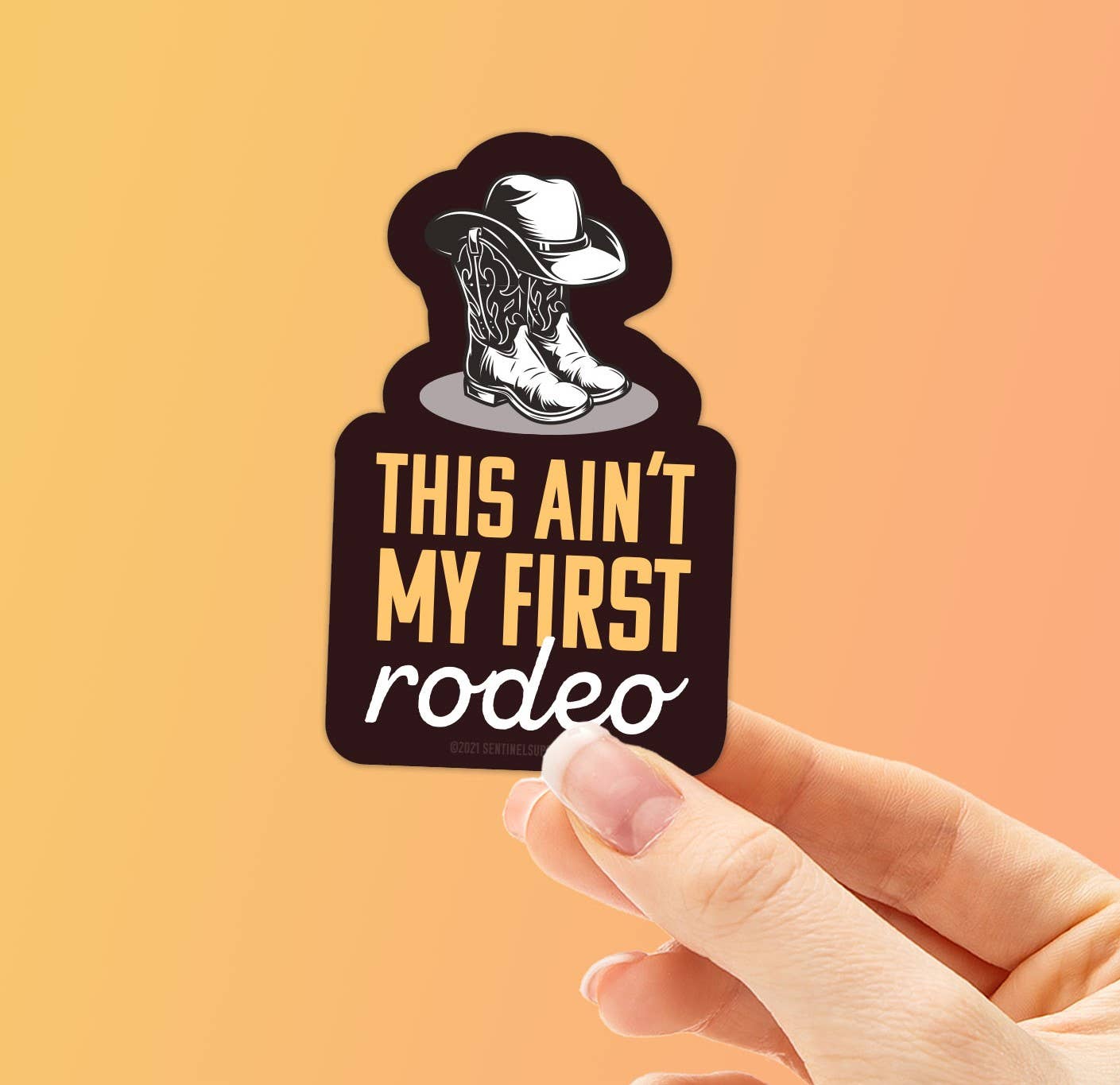 Sentinel Supply - Wholesale Sticker - This Ain't My First Rodeo Sticker
