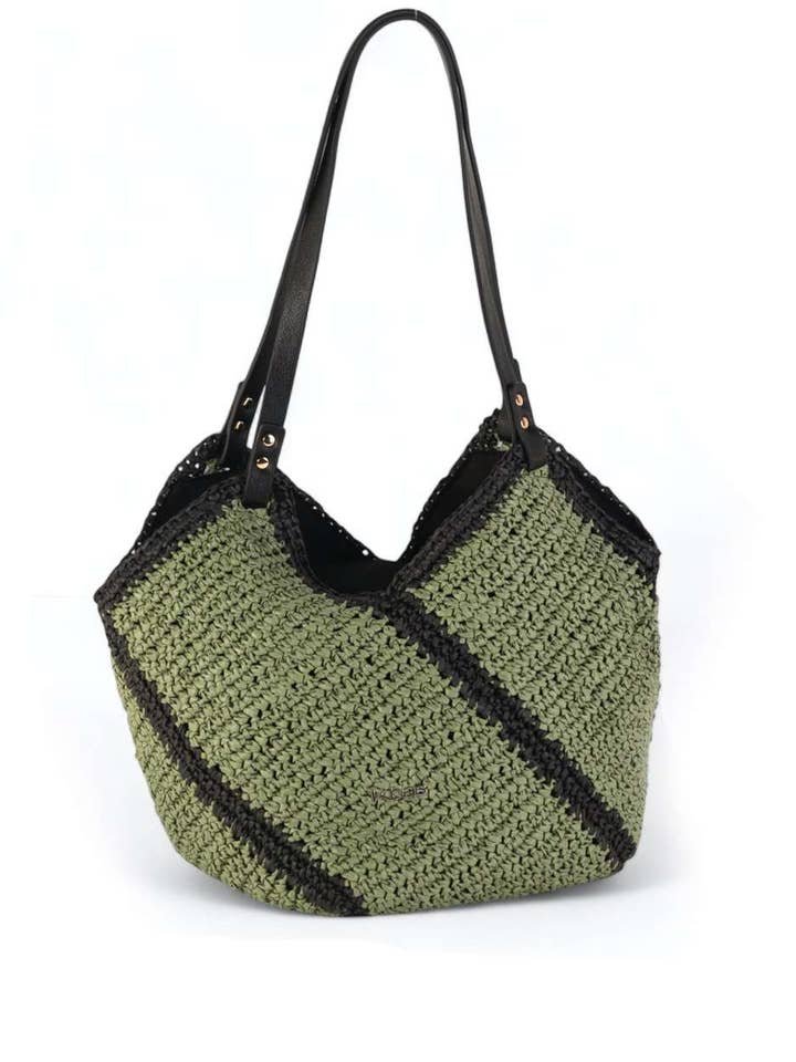 TOTE FIBRA NATURAL, CON CREMALLERA, COLOR KAKI (KB3822605_07 para venta al por mayor de Kbas