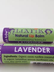 Beeswax Lip Balm Lavender for wholesale by Ithaca Soap and LiXTiK Beeswax Lip Balm