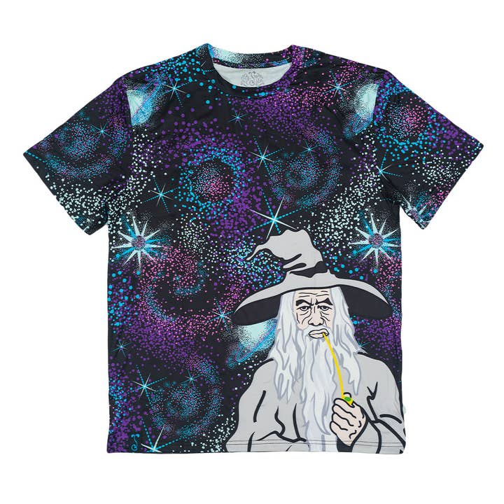Toking Wizard Galaxy T-shirt for engroshandel hos Grassroots California