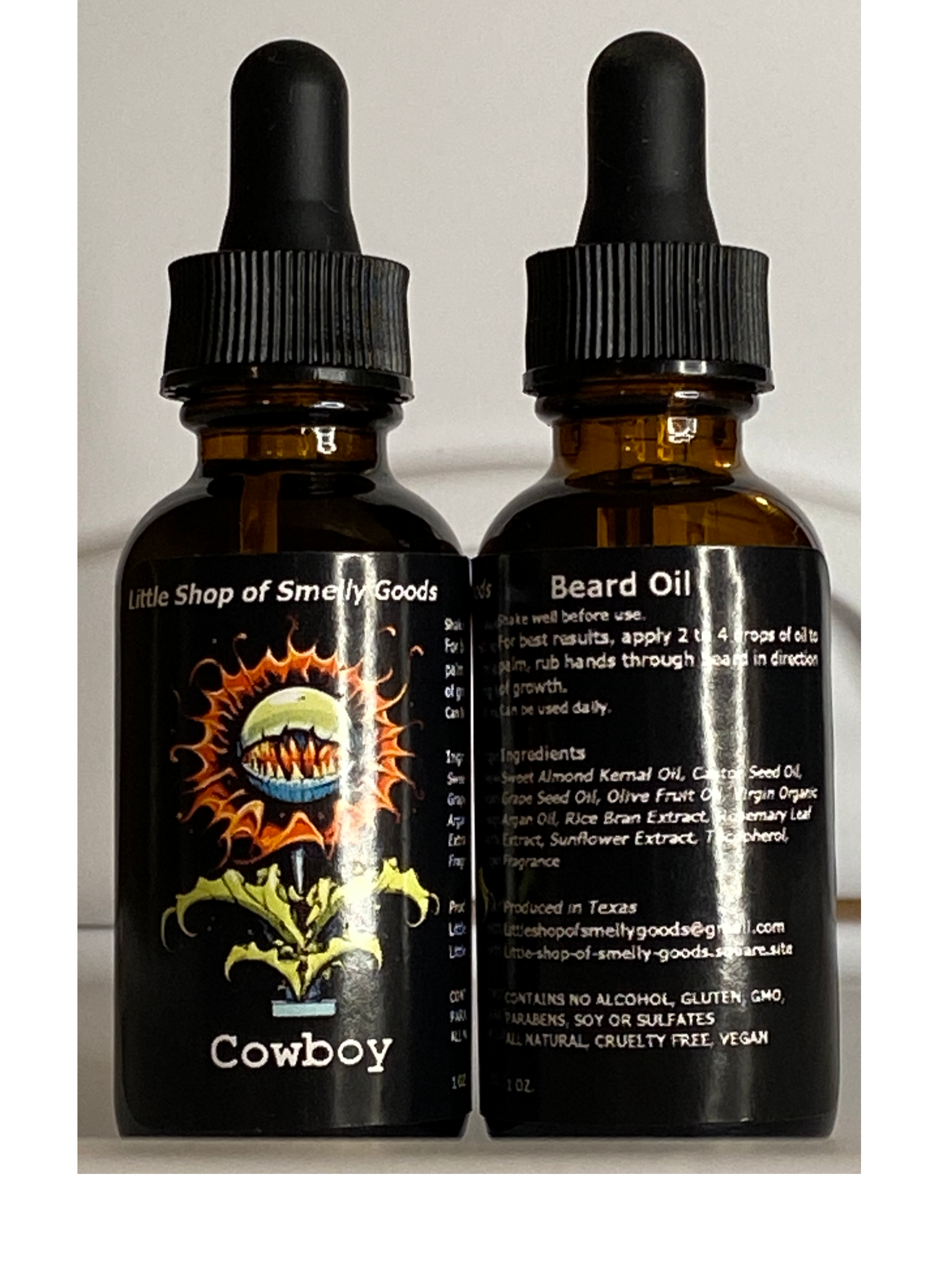 Little Shop of Smelly Goods - Wholesale Beard Styling Product - Cowboy Beard Oil4