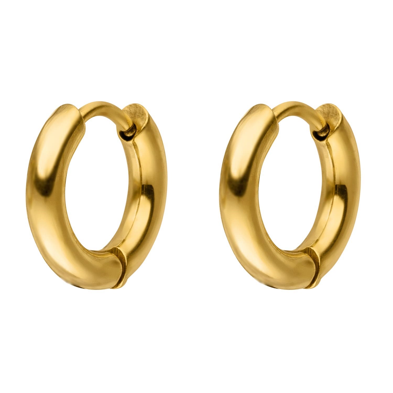 Schmuckgroßhandel - Wholesale Hoop Earrings - Simple Earrings | 18K Gold Plated5