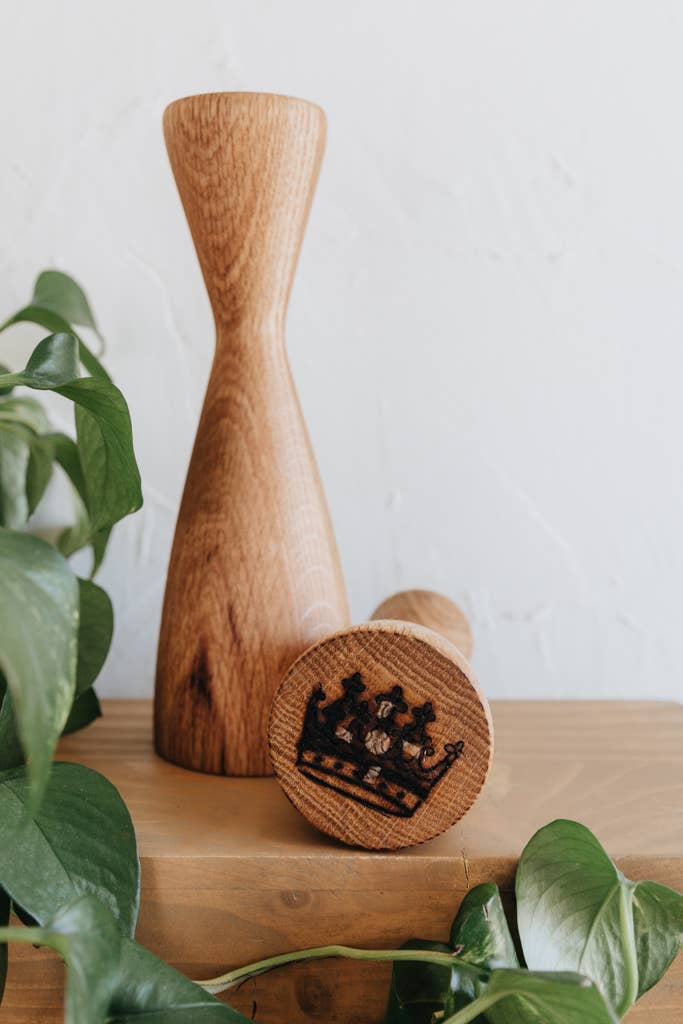 Crowned Free - Wholesale Candle Holder - Carpenter Candle Holder - Small - Made by Survivors2