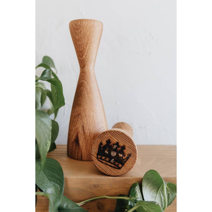 Crowned Free - Wholesale Candle Holder - Carpenter Candle Holder - Small - Made by Survivors2