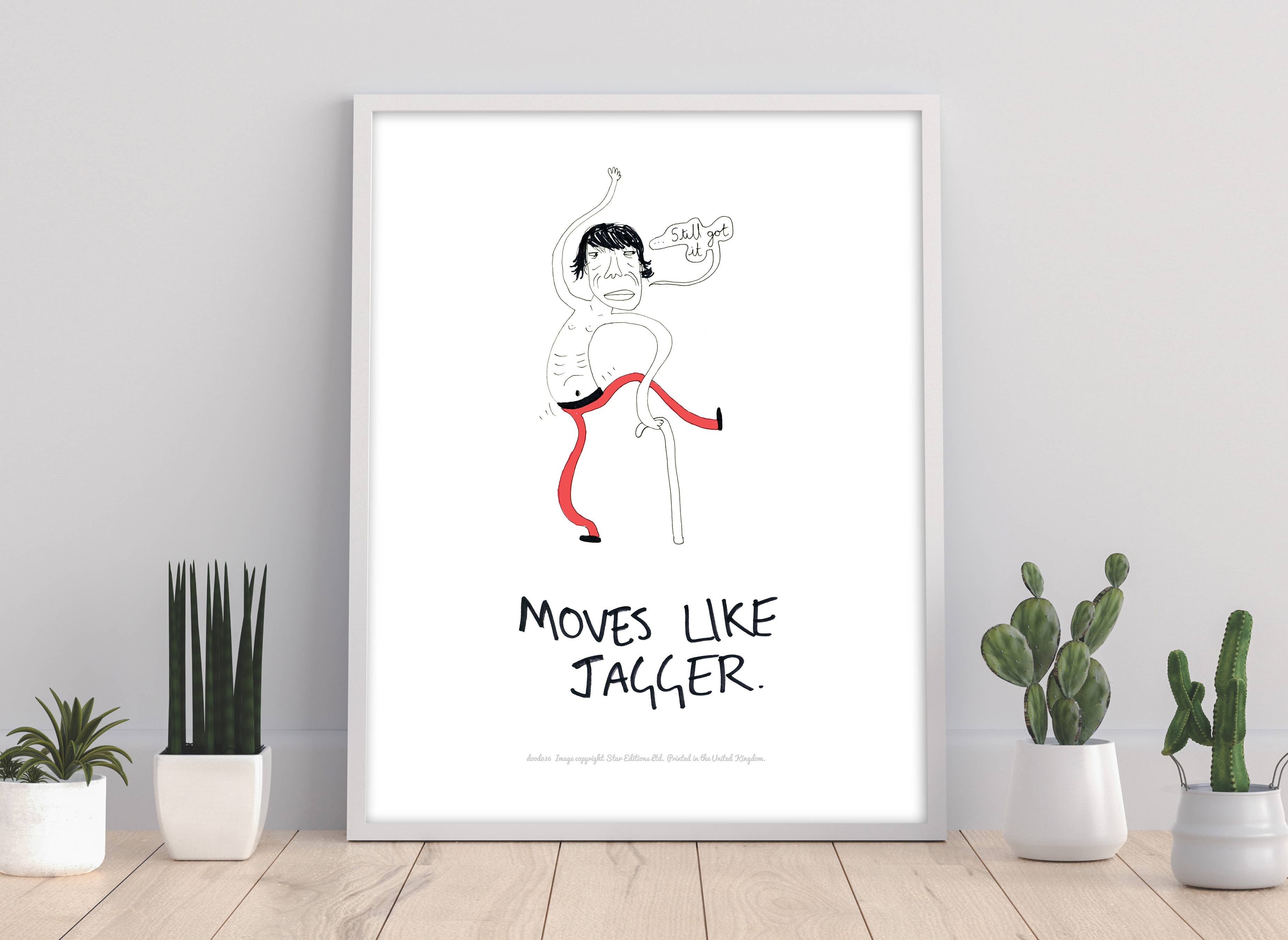 Star Editions – wholesale Art print – Moves Like Jagger - 11X14” Premium Art Print0