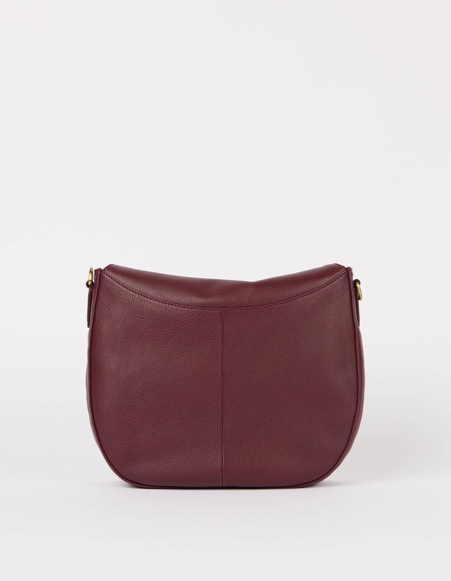 O My Bag - Wholesale Shoulder Bag - Women's - Lana - Dark Cherry Soft Grain5
