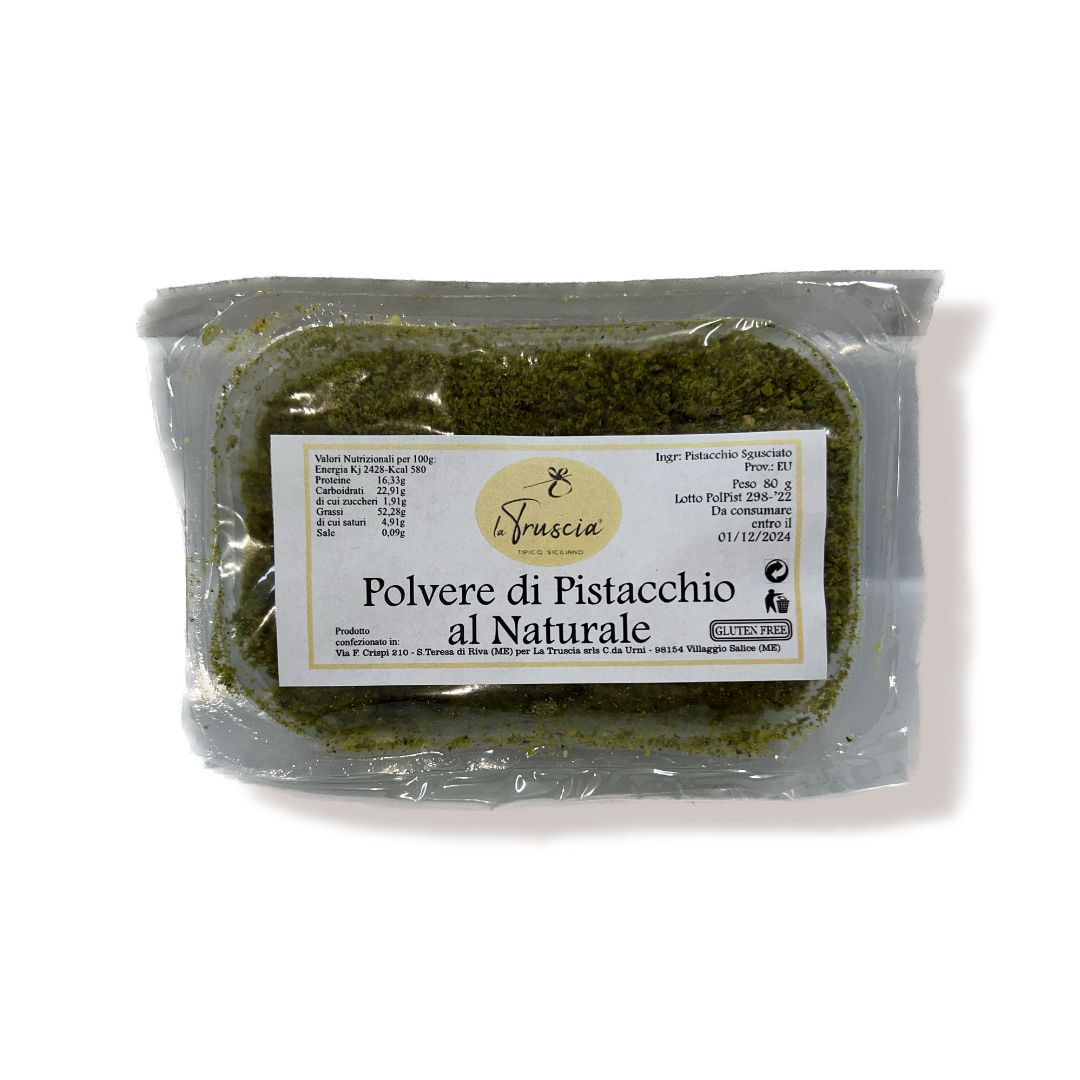 La Truscia Tipico Siciliano – wholesale Dried spice – Sicilian Pistachio Powder1