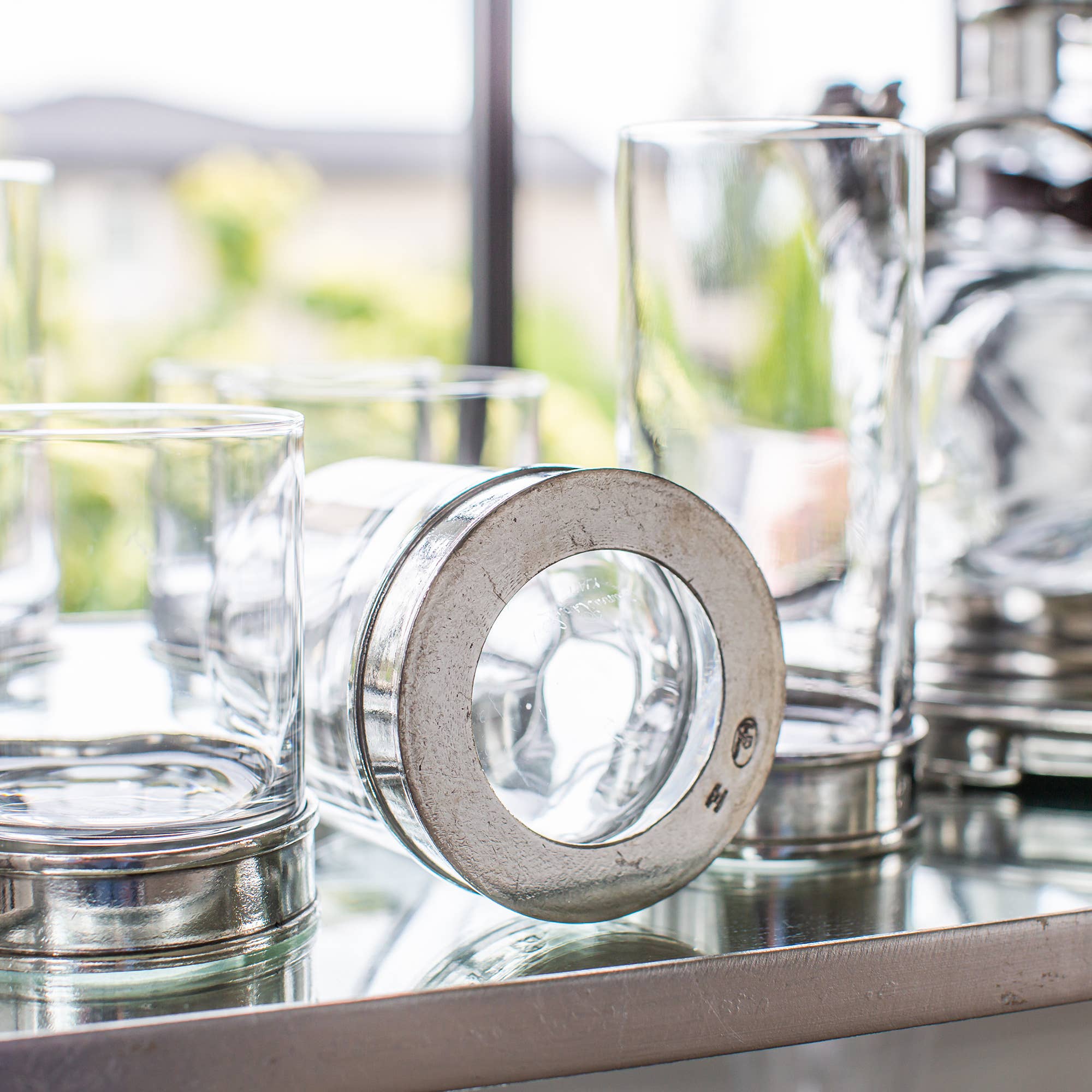 Arte Italica & Crown Linen Designs – wholesale Cocktail/liquor glass – Portofino Double Old Fashioned2