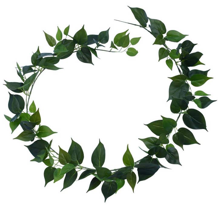 Designer Plants AU - Wholesale Bunting/garland - Long Philodendron Garland 190cm