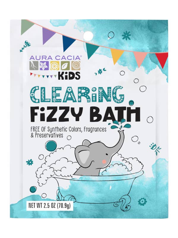 Aura Cacia Kids Clearing Fizzy Bath, 2.5 oz Packet for wholesale by Aura Cacia