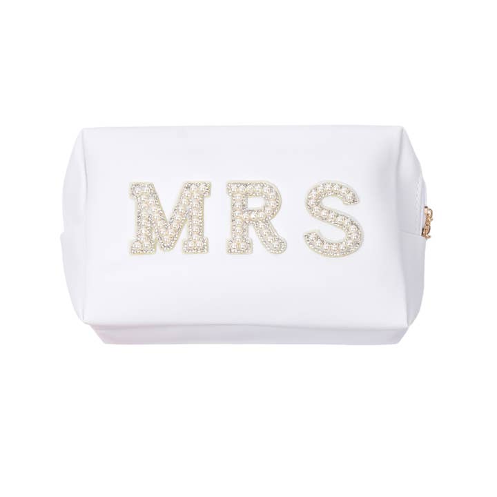 Giften Market - Wholesale Makeup/Cosmetic Bag - Mrs. Bridal Beauty Cosmetics Pouch - Makeup Bag for Brides8