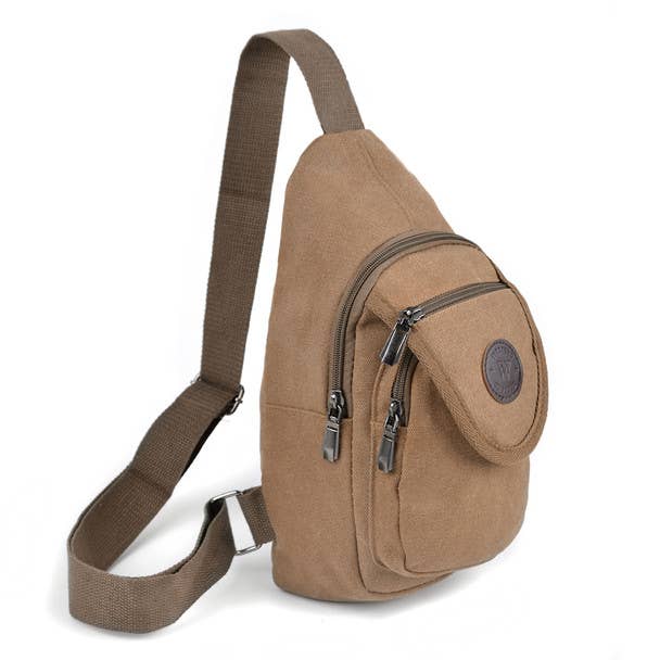 Canvas Sling Bag Backpack (Adjustable) for wholesale by Selini New York