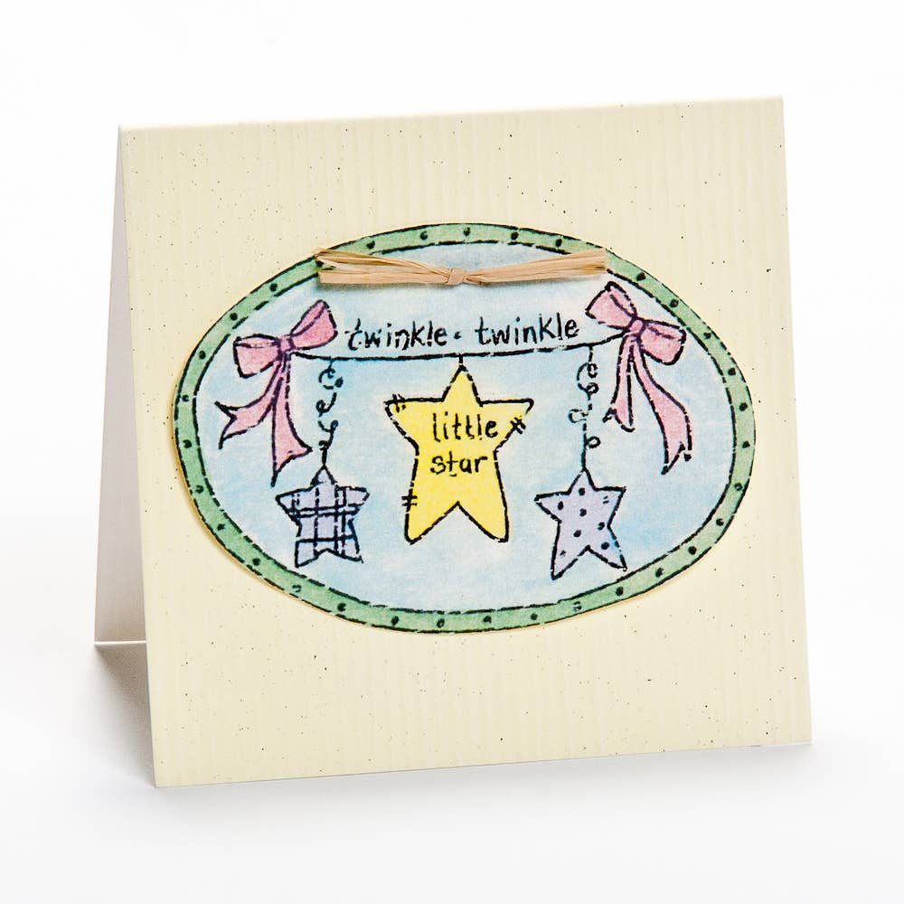 Hugs and Kisses XO - Vente Cartes bébé - Carte cadeau Twinkle Twinkle