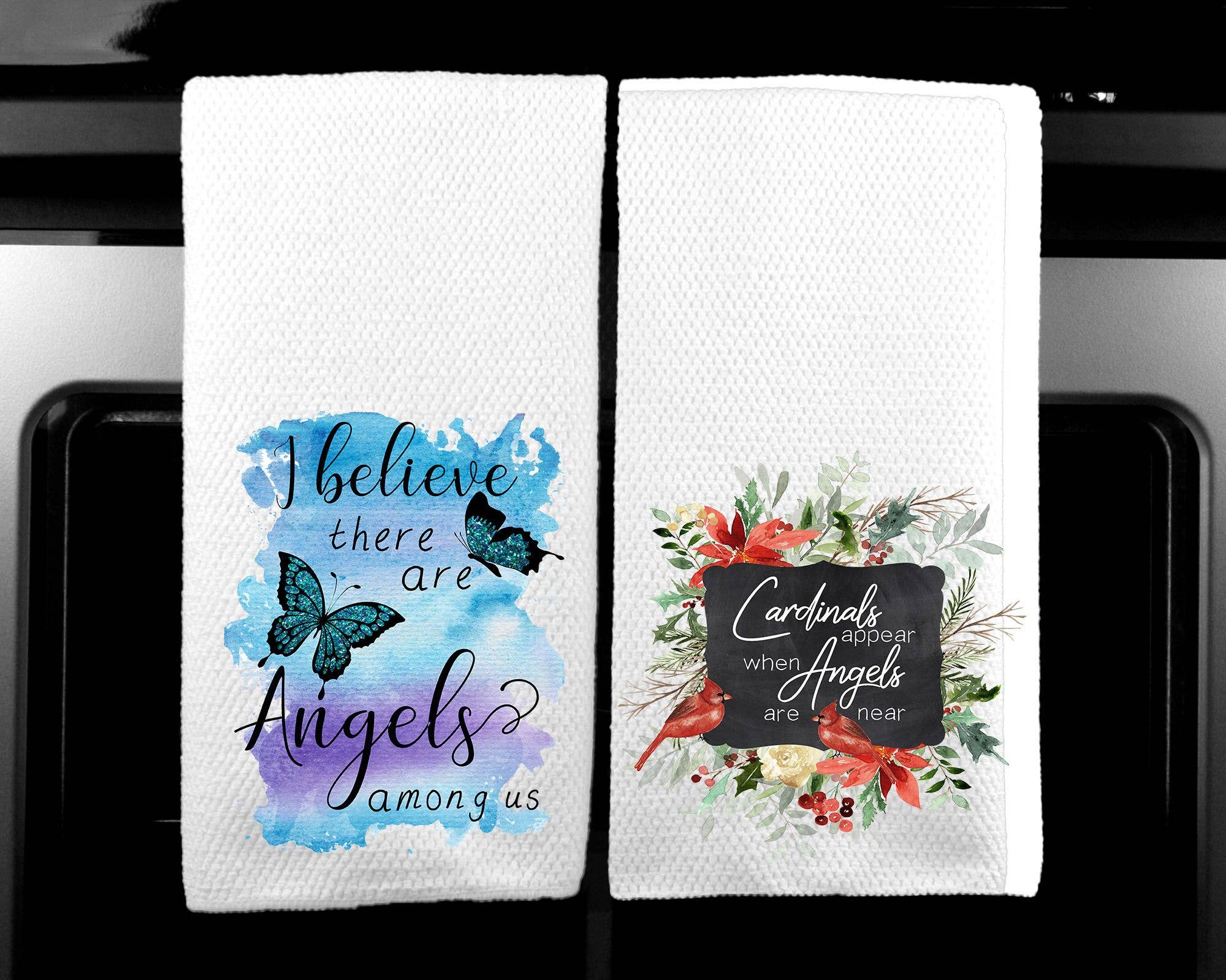 Dasha Alexander - Wholesale Tea Towel - Angels Set of 2 Microfiber Kitchen Towel0