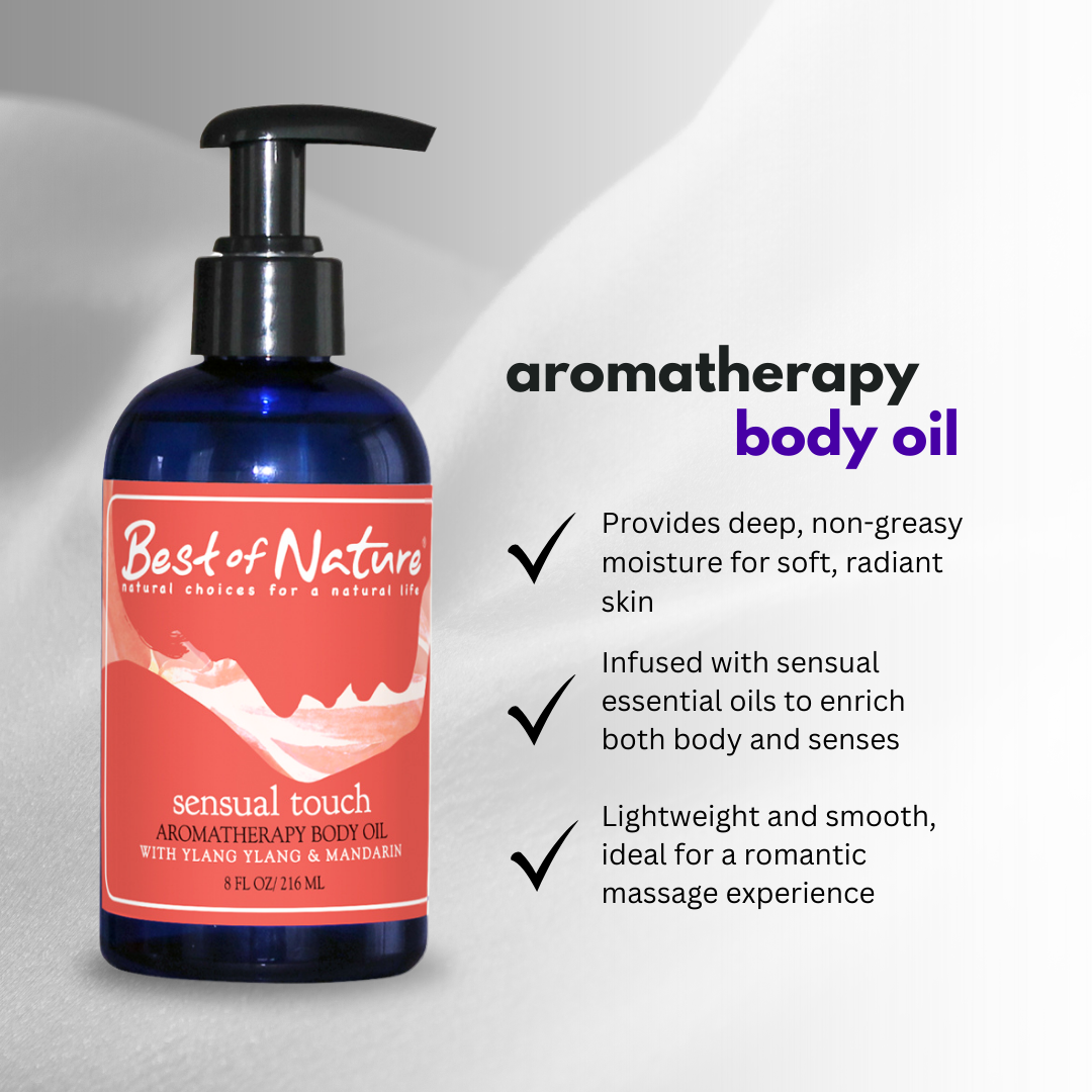 Best of Nature – Großhandel Bade-/Körperöl – Sinnliche Berührung Feuchtigkeitsspendendes Aromatherapie-Körperöl, 8oz2