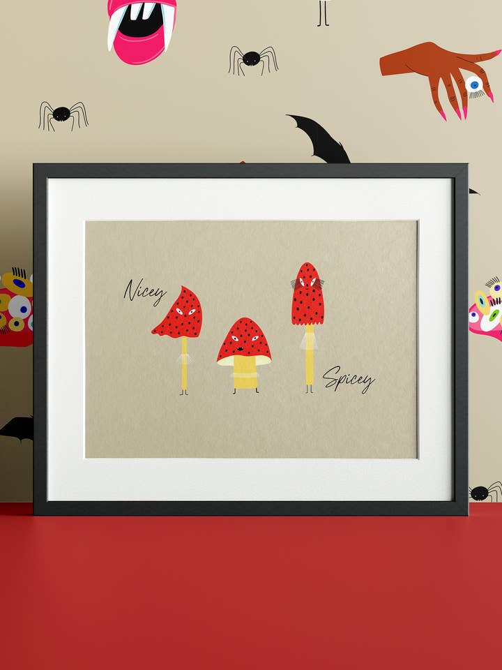 Sono Nicey e Spicey! per la vendita all'ingrosso da parte di Stripey McButt Face