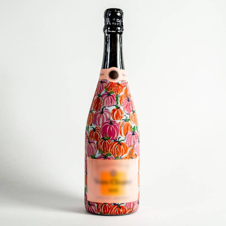 Beau Bottles Pink and Orange Pumpkins- Champagne Collection for wholesale by Beau Bottles