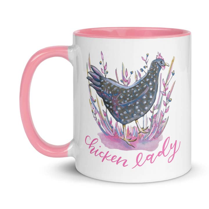 Kyllingedame Krus for engroshandel hos Painted Peony Art