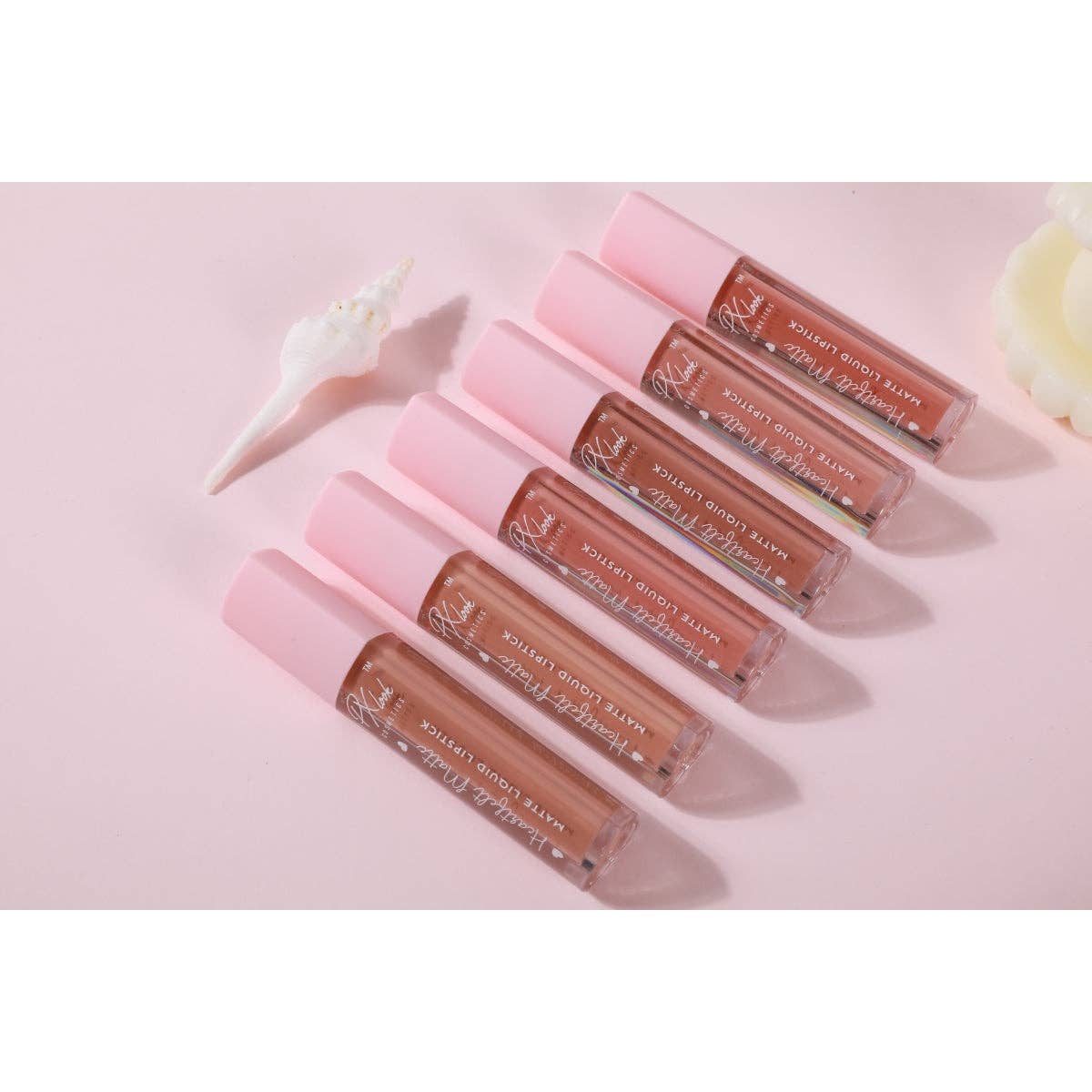 1-6 Batom Líquido Matte Heartfelt – Coleção Pretty In Pink para venda a revendedores na Faire2