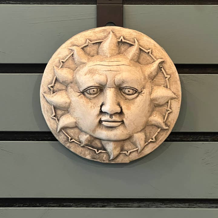 Sun Face Wall Plaque (PL30) for wholesale by Masterpiece Studio