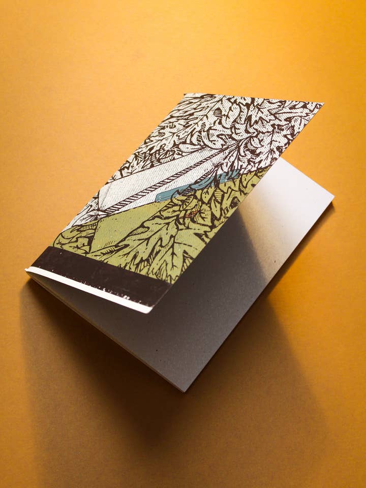 Screen Printed Travel Notebook for wholesale by Field Sparrow Studio