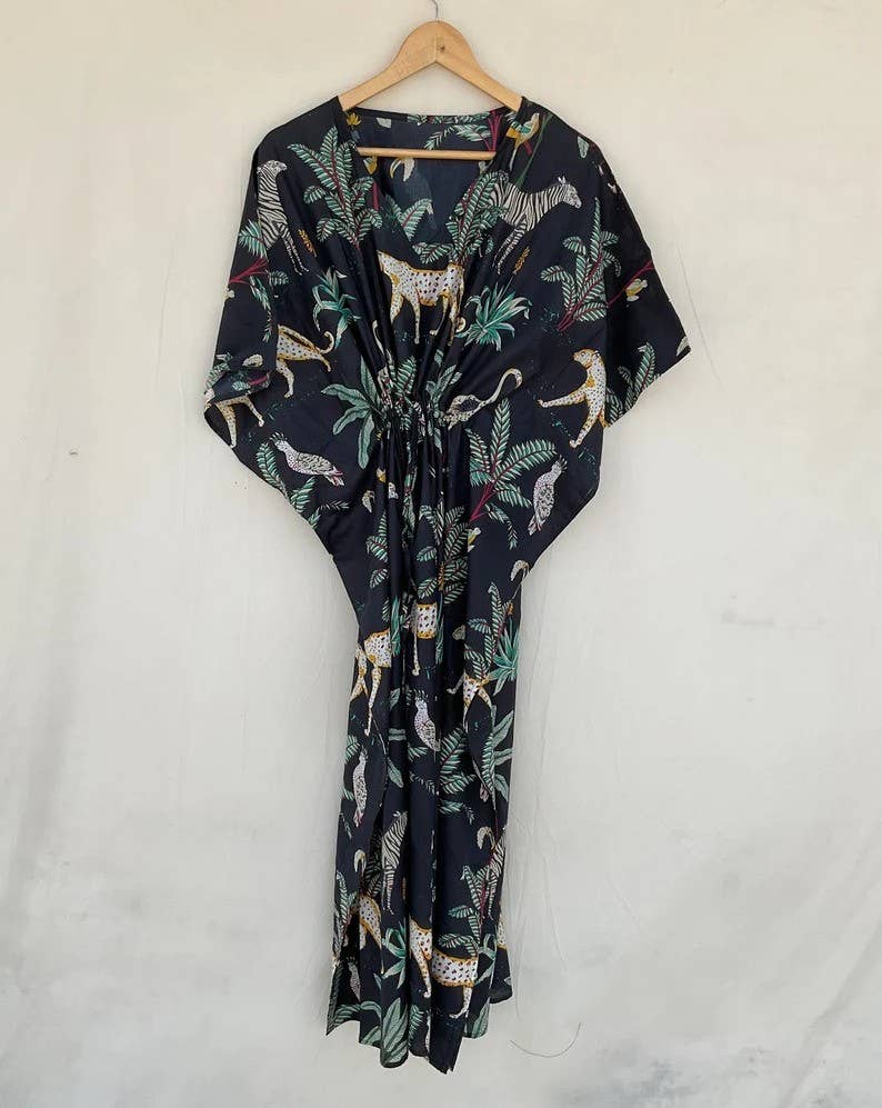 bhavnas boutique – wholesale Kaftan – Women's – Beautiful Cotton kaftan Indian Long Kaftan Dress0