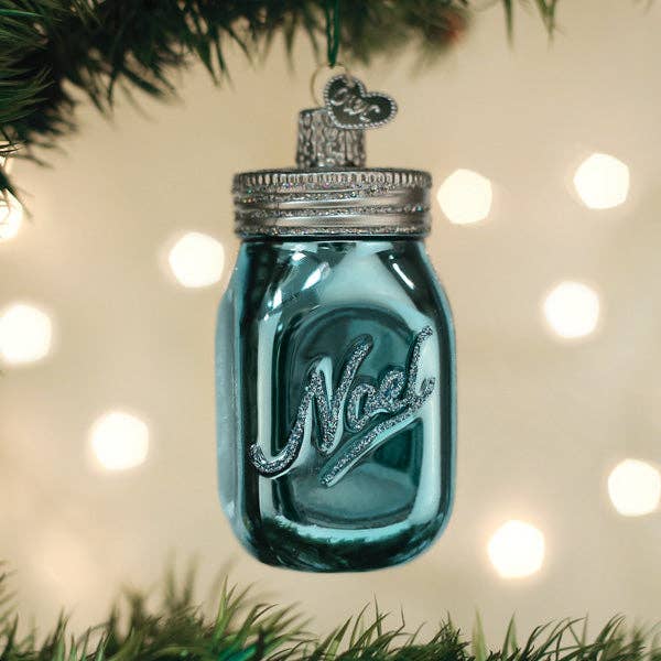 Mason Jar Ornament for wholesale by Old World Christmas