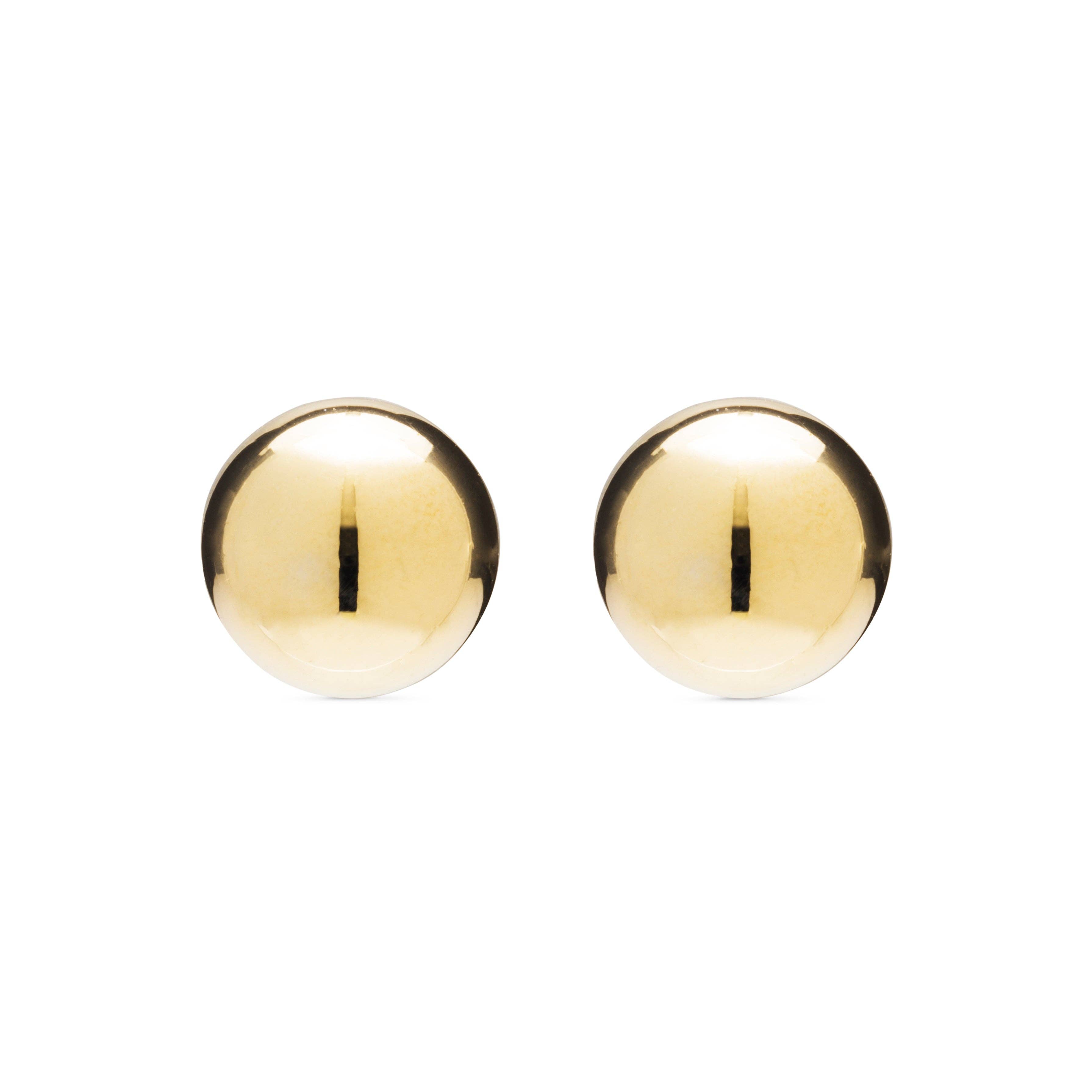 Luxenter - Wholesale Stud/Post Earrings - Pendientes acabados en oro amarillo de 18K - Linson0