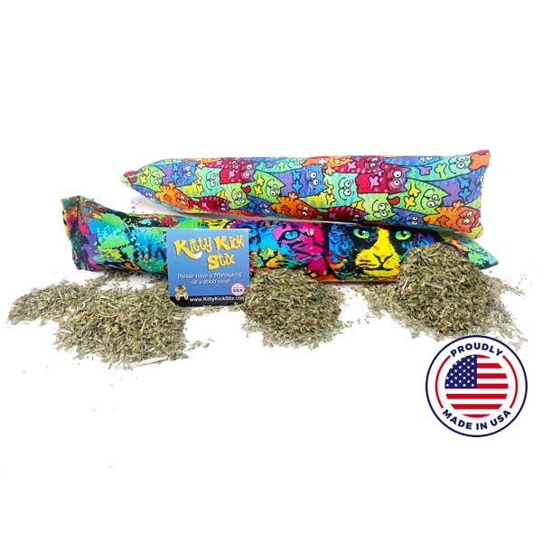 Kitty Kick Stix - Wholesale Pet Toy - Cat - 6″ Kick Stix – Set of 24