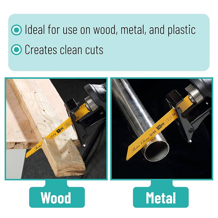 Bates Choice - Wholesale Handy Tool - Reciprocating Saw Blades, 8 Pack, 6 inch, Saw Blade4
