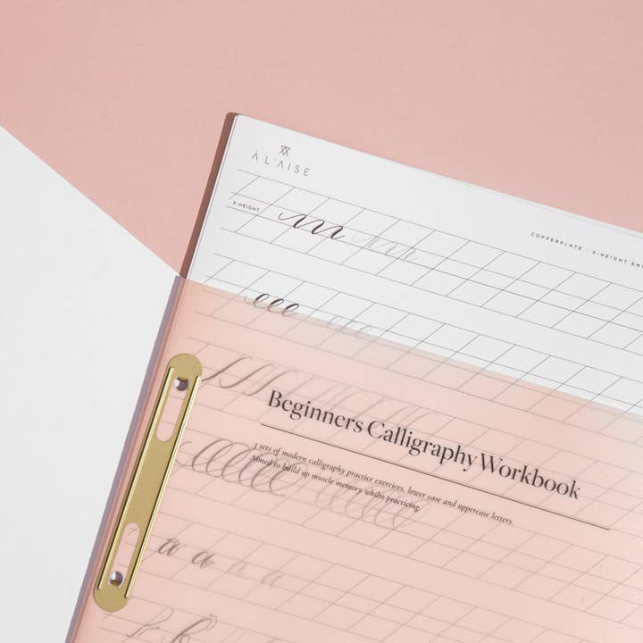 Modern Calligraphy Beginners Workbook for wholesale by À L'AISE LTD