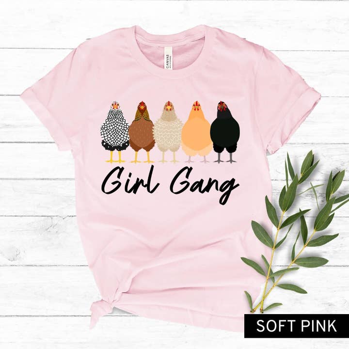 Kippenshirt, T-shirt met kip, cadeau voor kippenliefhebber, cadeau voor wholesale door Rosie and Vi