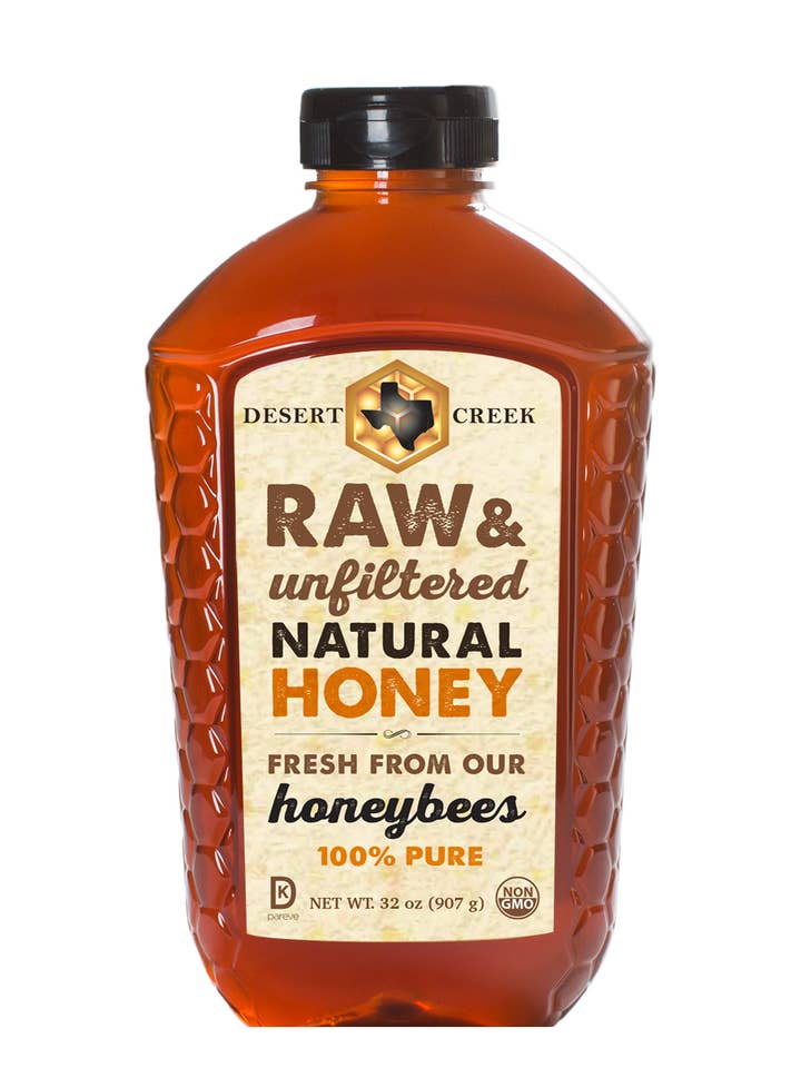Miel naturel cru et non filtré de Desert Creek pour la vente par Desert Creek Honey
