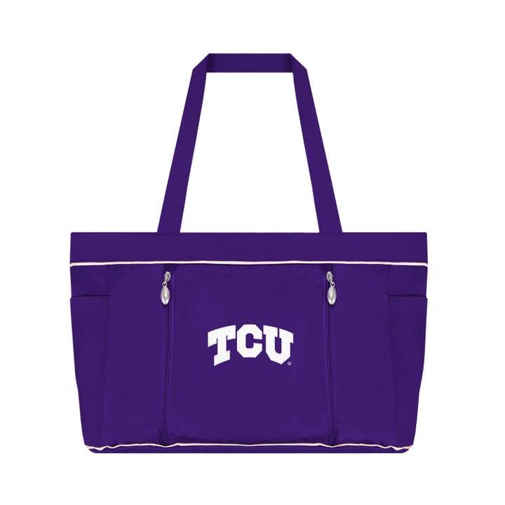 TCU Horned Frogs Multi-purpose Tote Bag for wholesale by Creative Knitwear
