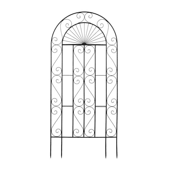 Sunset Trellis (Black) for wholesale by Deer Park Ironworks