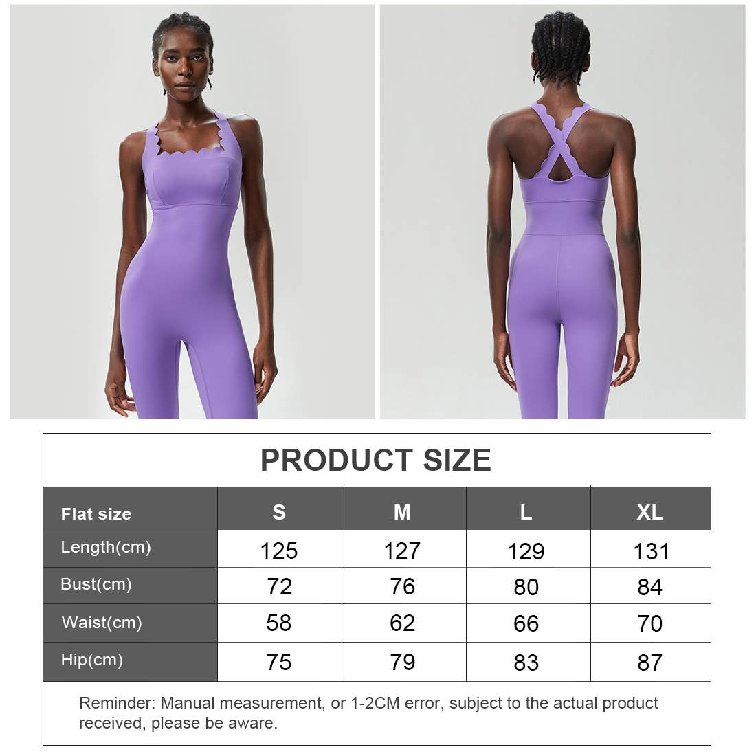 Sodalemon - Wholesale Activewear Set - Women's - Women Wave Shape Fitness Set Yoga Cross Back Jumpsuit13