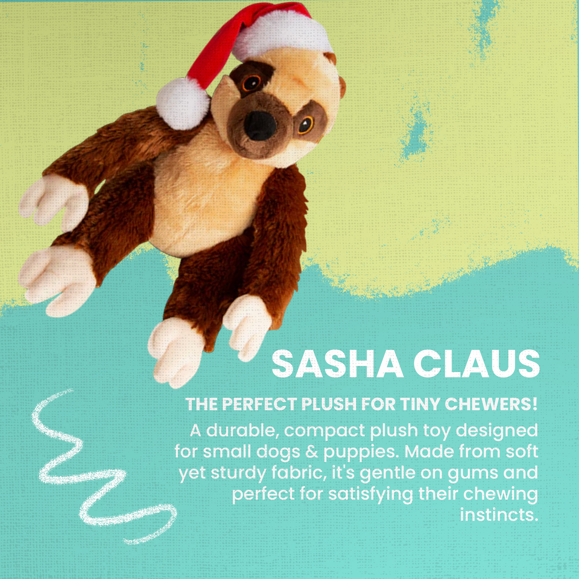 SnugArooz - Vente Peluche – chien - Sasha Claus1