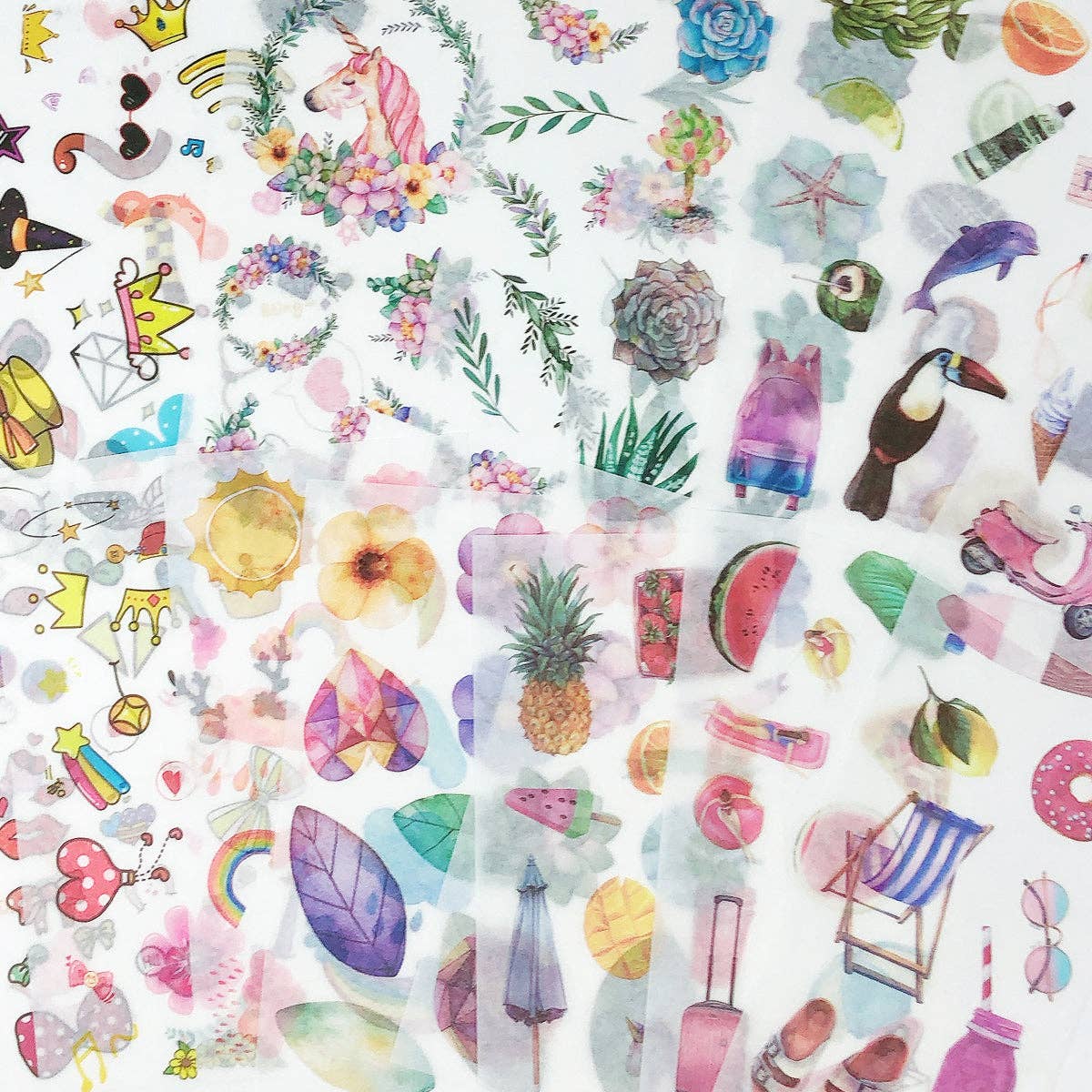 Wrapables.com - Wholesale Sticker - Wrapables Washi Stickers Sets for Scrapbooking, DIY Crafts20