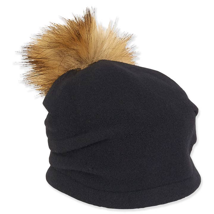 Black, Soft Wool Turban for wholesale by Headwear & Handbag Collections by Sun 'N' Sand