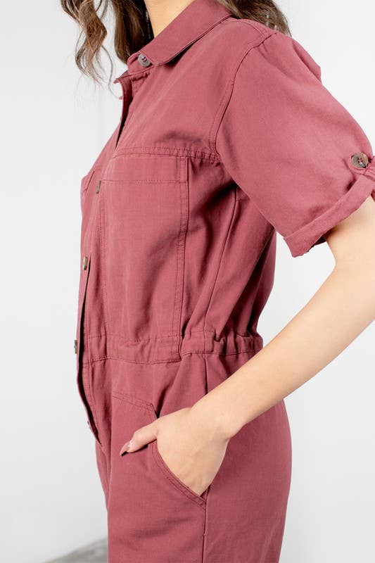 MOD REF - Wholesale Jumpsuit - Women's - The Winnett Jumpsuit | Short Sleeve Jumpsuit10