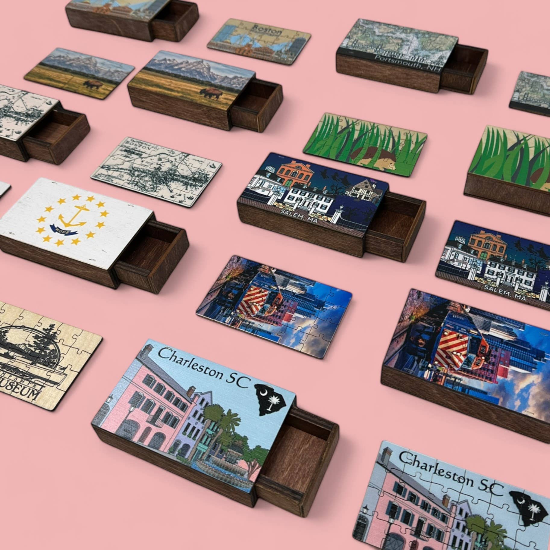 Ingeneius - Wholesale Puzzle - Adult - Wooden Keepsake Box with Puzzle - Custom3