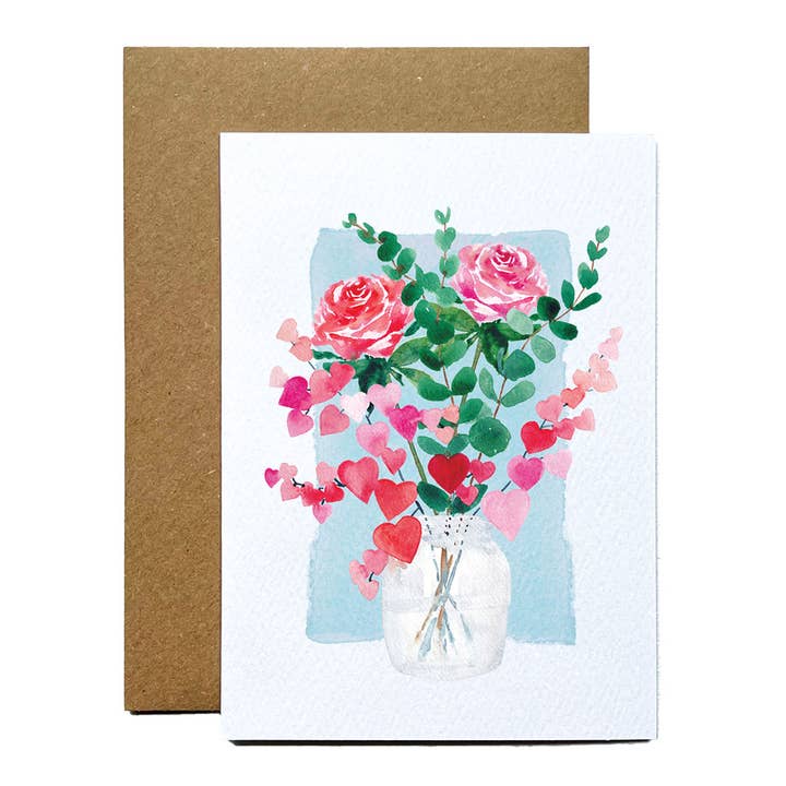 Romantic Greeting Card for Anniversary for wholesale by Jenny Vellacott