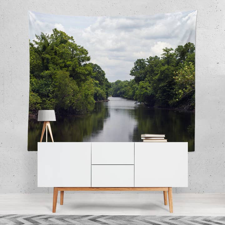 Louisiana Bayou River Wall Tapestry for wholesale by lostkatphoto