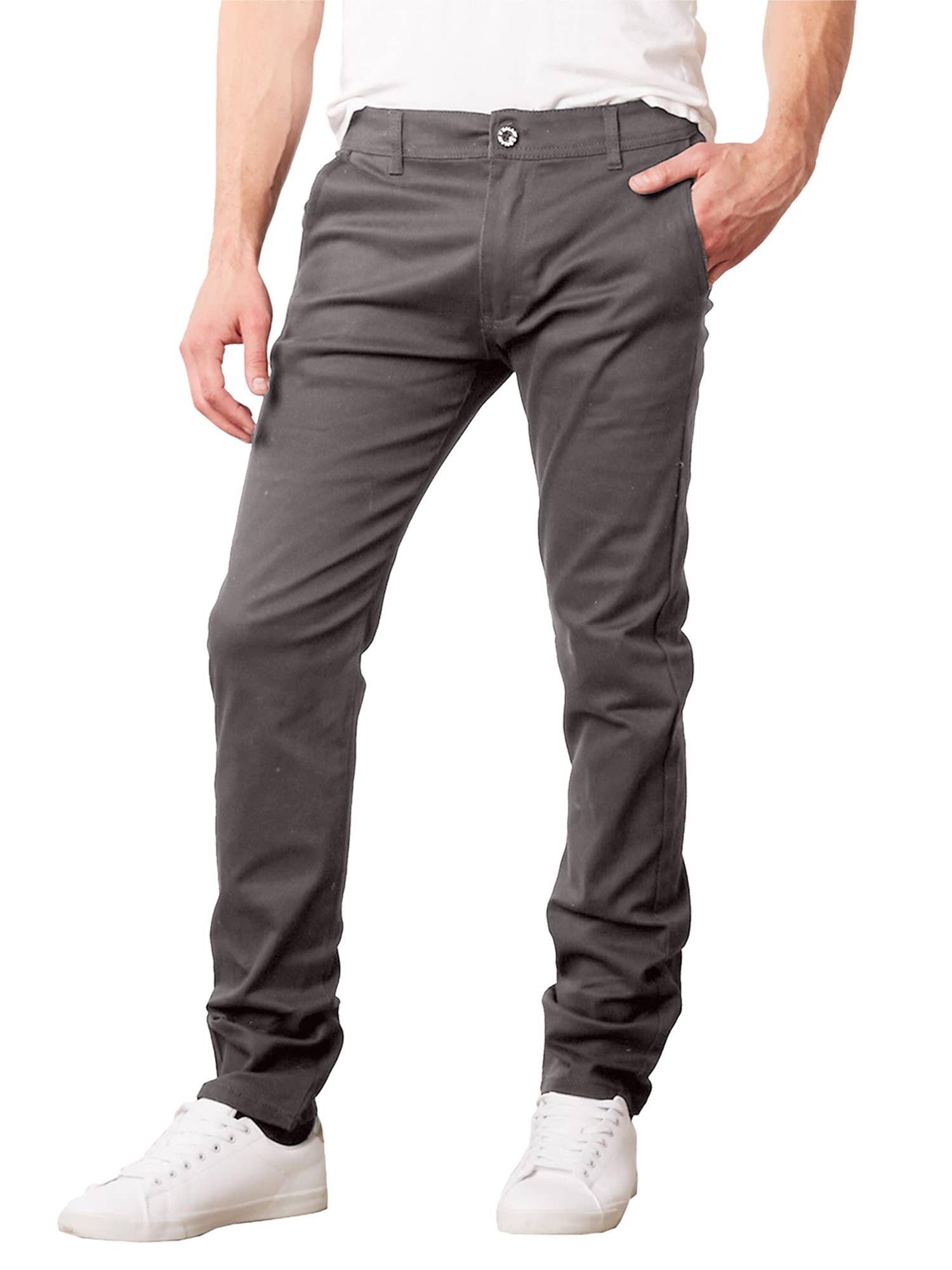 Galaxy By Harvic - Wholesale Pants - Men's - Men's Slim Fit Stretch Chino Pants