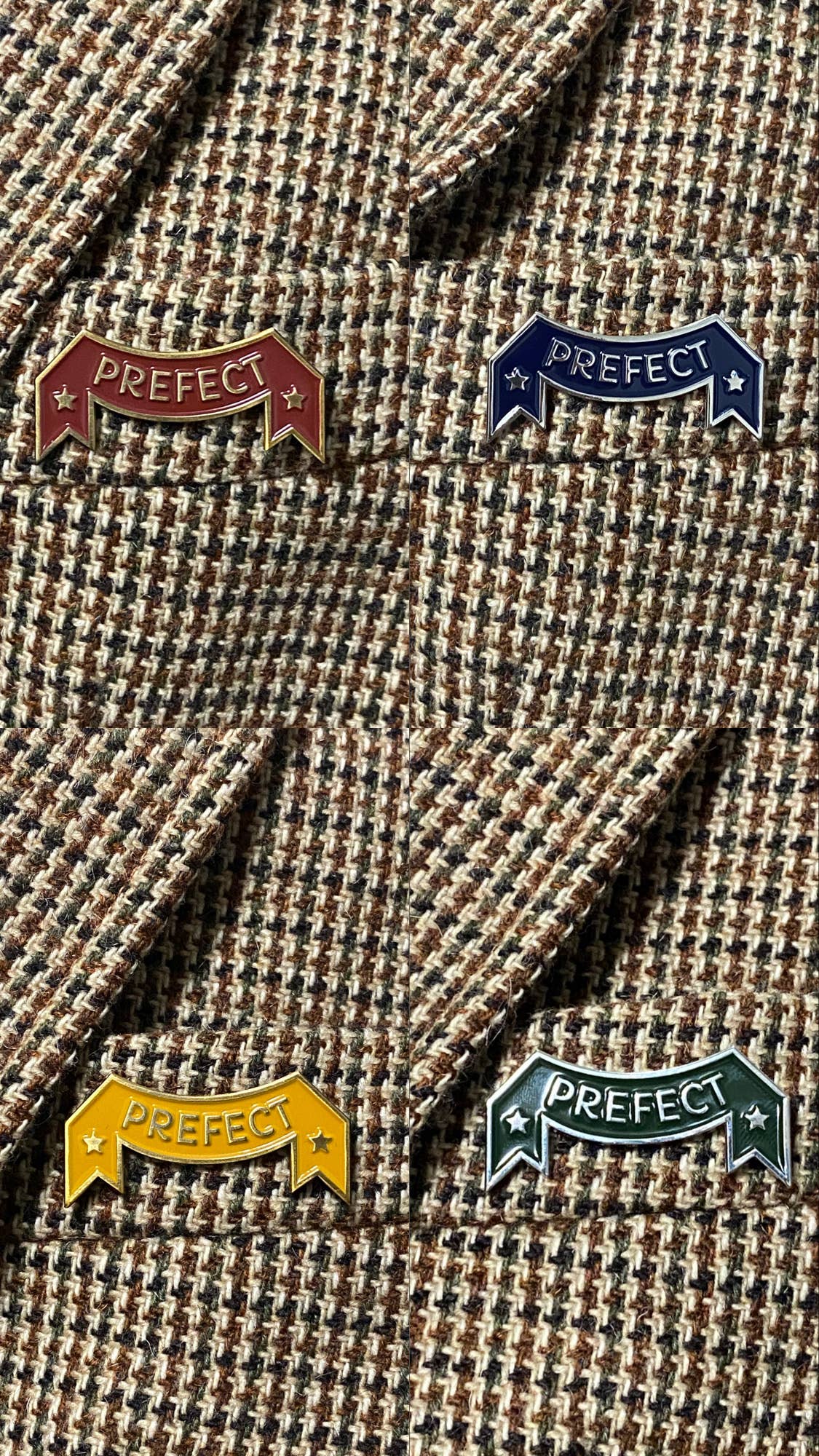 The Witch's Cabin - Venta al por mayor Botón/prendedor - Pin vintage Prefecto Hogwarts  Harry Potter5