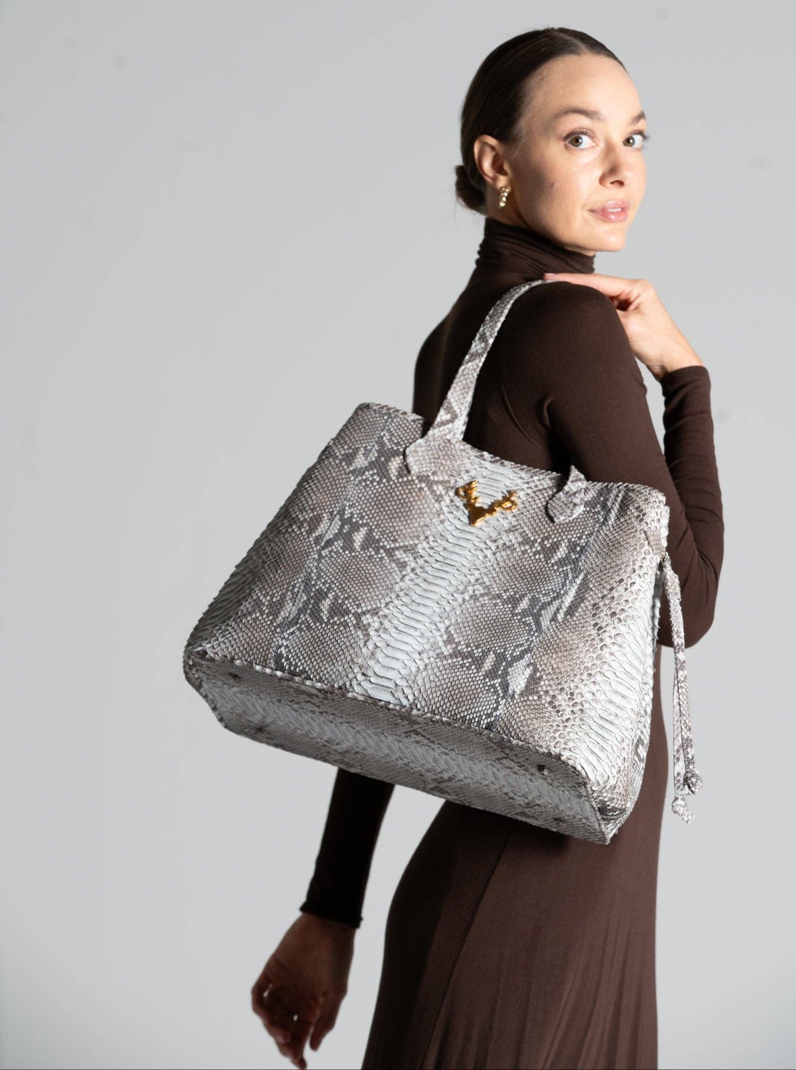 Taxidermy - Wholesale Tote Bag - Women's - Python Liz Traveler Tote3