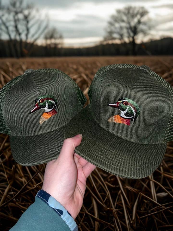 Cappelli per bambini e adulti con anatre del legno per la vendita all'ingrosso da parte di Brimstone